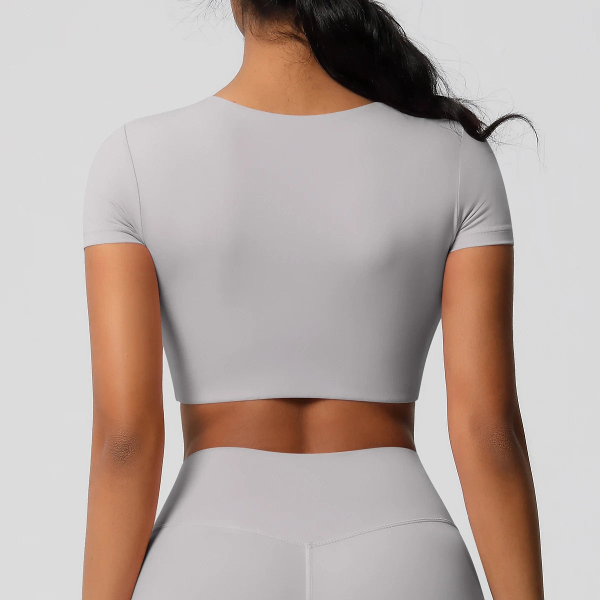 Women’s Gym Top Short Sleeve Breathable Stretchy Athletic