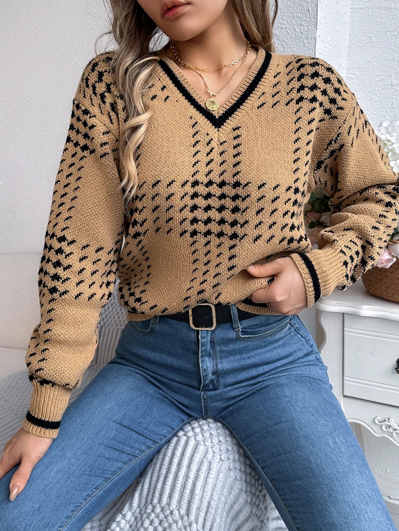 Women’s Top Long Sleeve Casual Stretchy