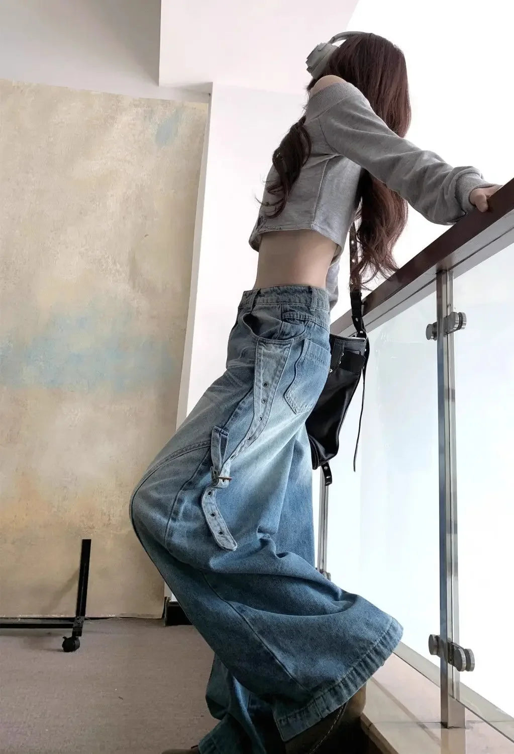 Women’s Jeans High Waist Straight Leg Casual