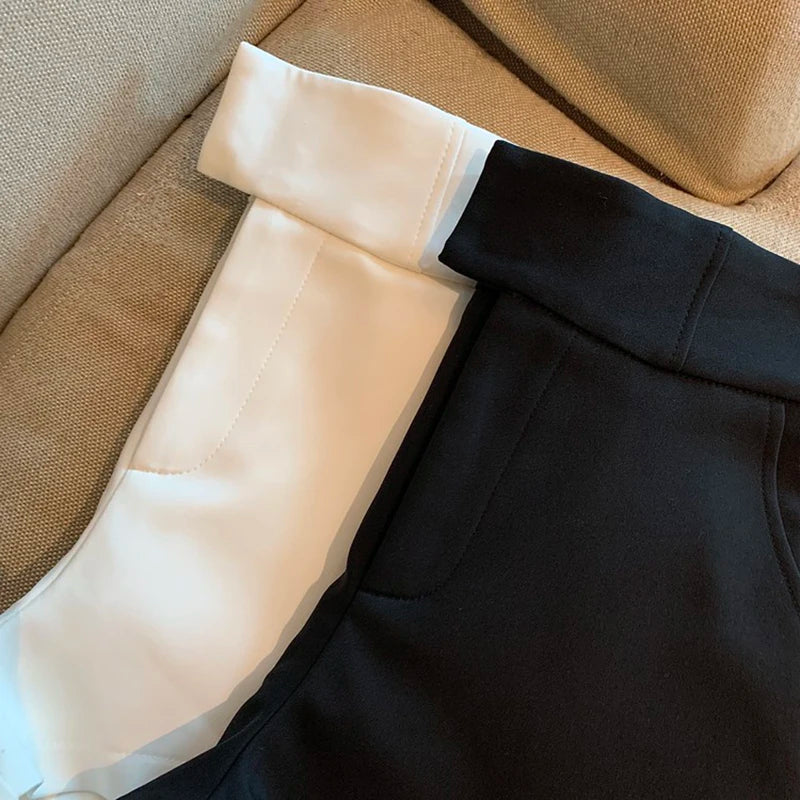 Women’s Shorts High Waist Casual Slim Fit
