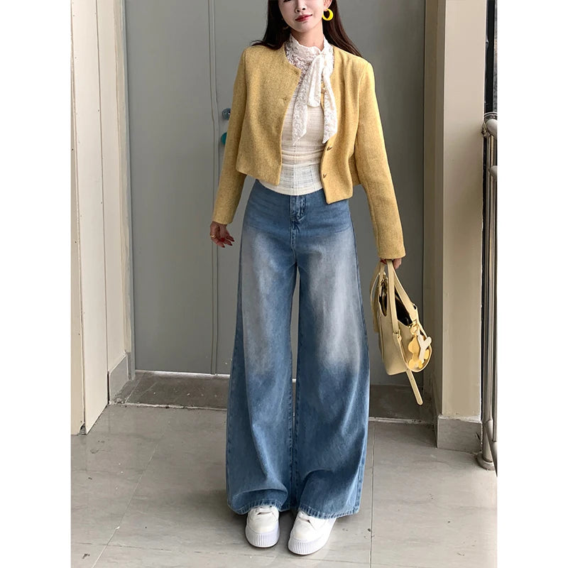 Women’s Jeans High Waist Relaxed Fit Slim Fit Casual