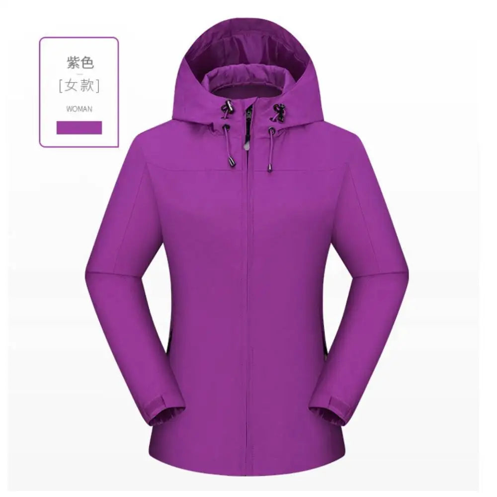 Women’s Jacket Windbreaker Hooded Lightweight Waterproof