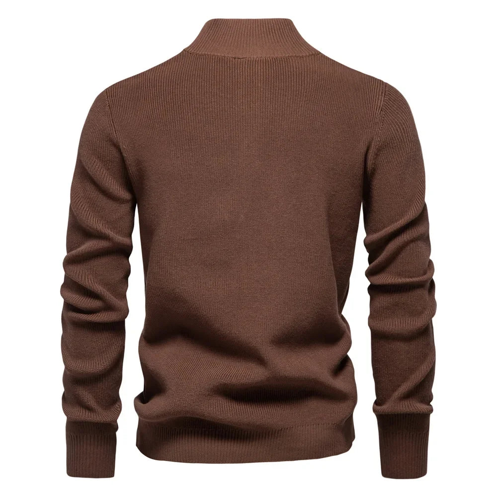 Men’s Sweatshirt Zip-Up Casual Long Sleeve Autumn Winter