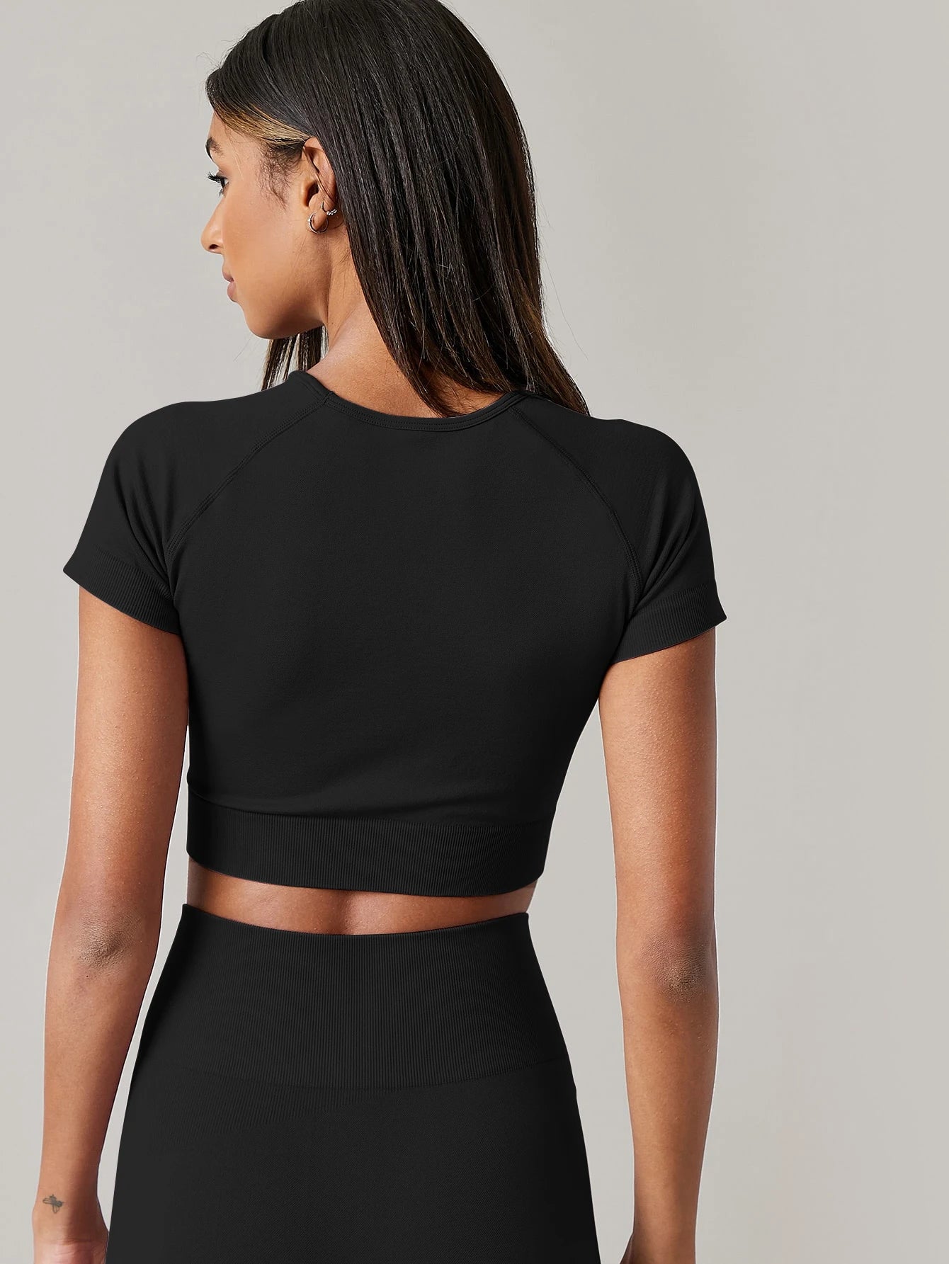 Women’s Gym Top Short Sleeve Seamless Athletic