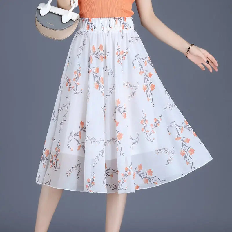 Women’s Skirt Midi Casual Summer