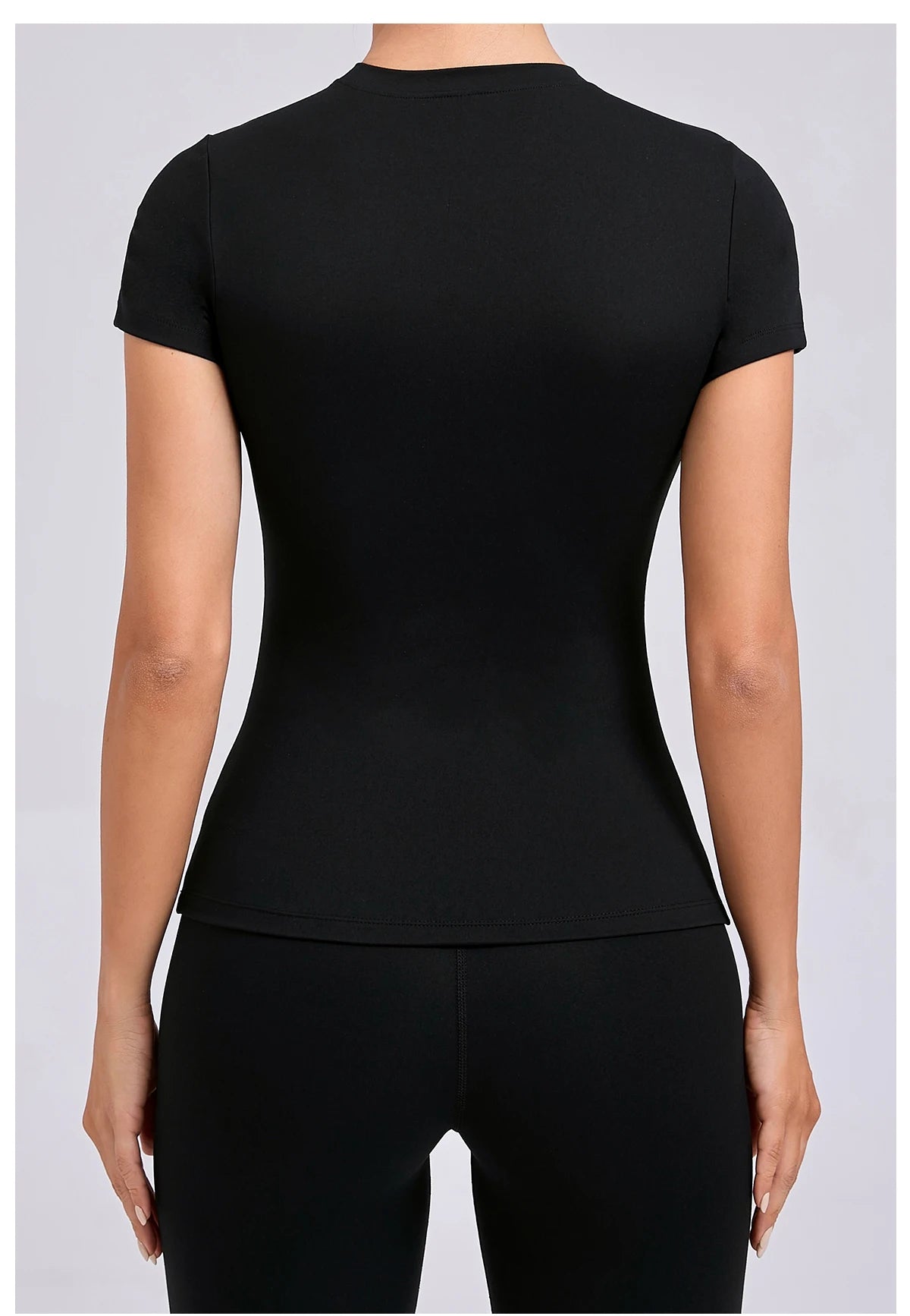 Women’s Gym Top Short Sleeve Moisture Wicking Athletic