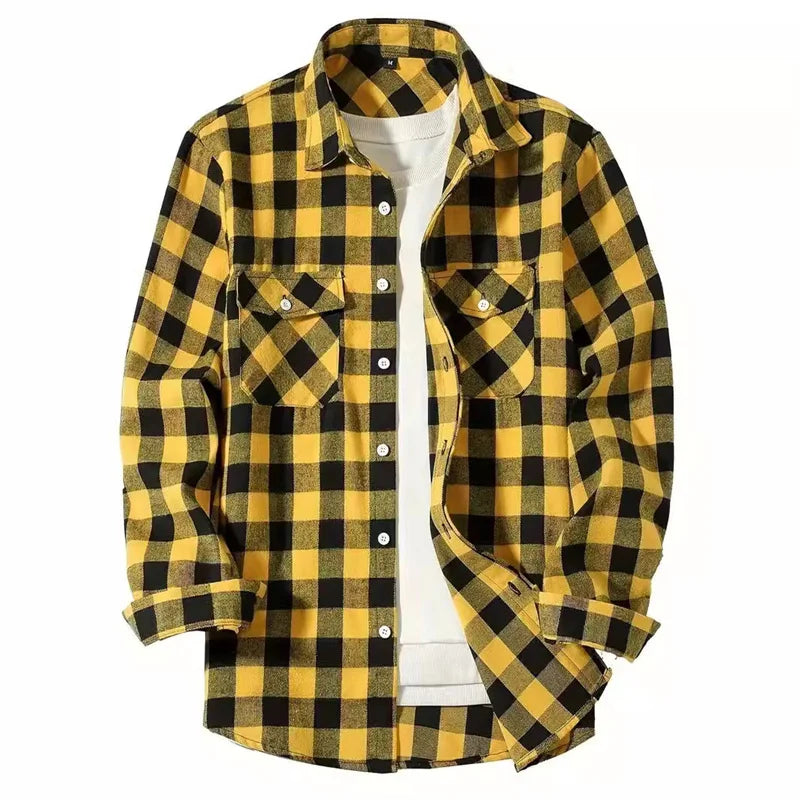 Men’s Shirt Long Sleeve Casual Cotton Comfort Fit