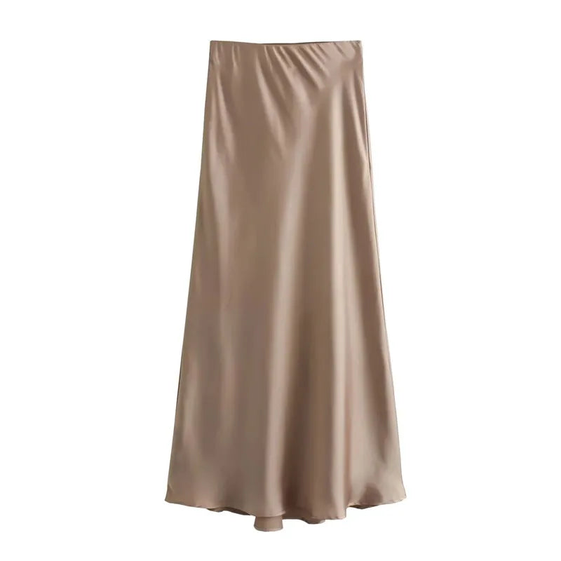 Women’s Skirt Midi High Waist Formal Summer