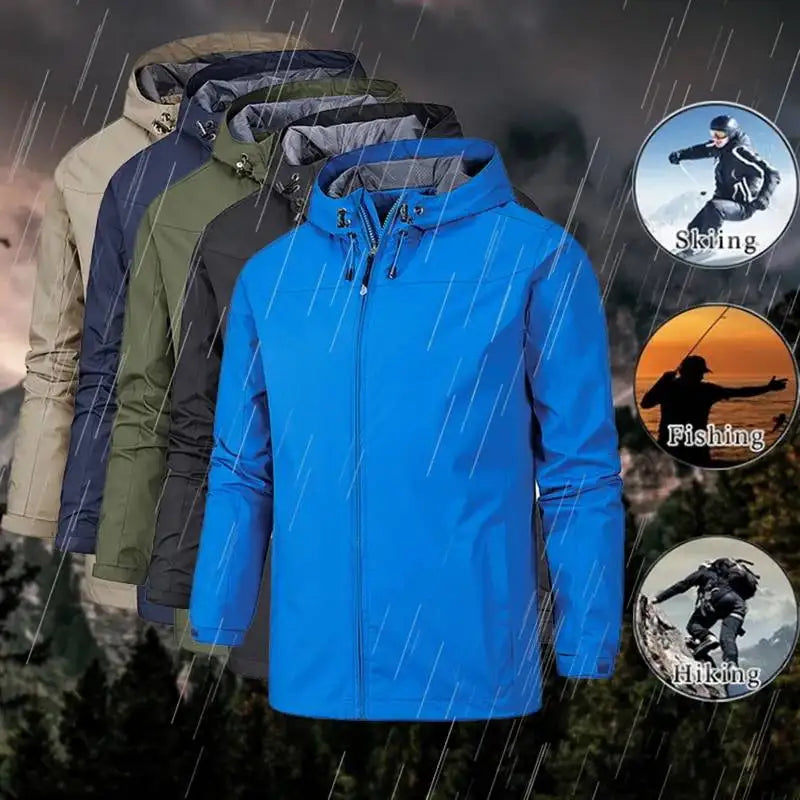Women’s Jacket Windbreaker Hooded Lightweight Waterproof