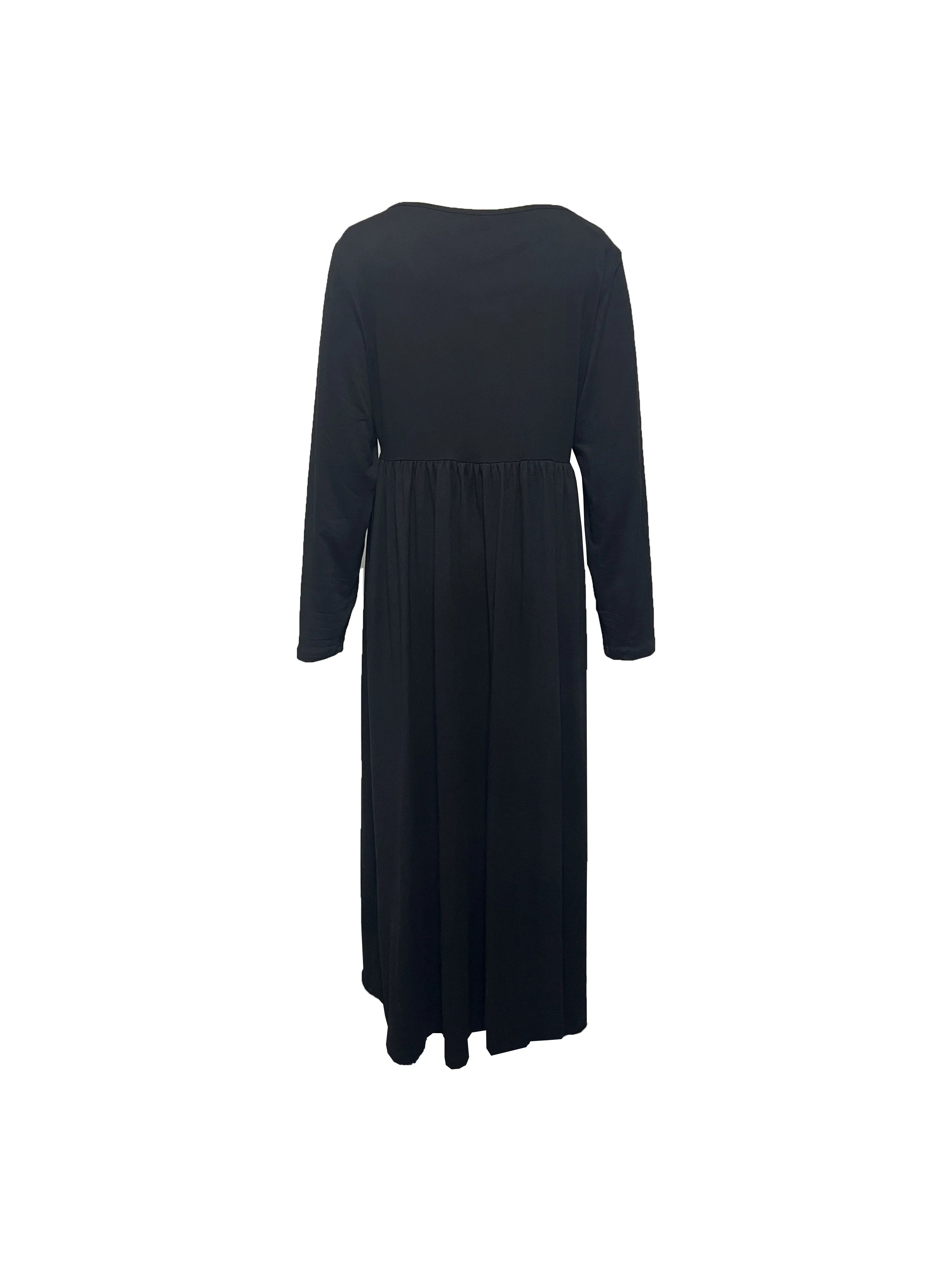 Women’s Dress Long Sleeve Casual Solid Color