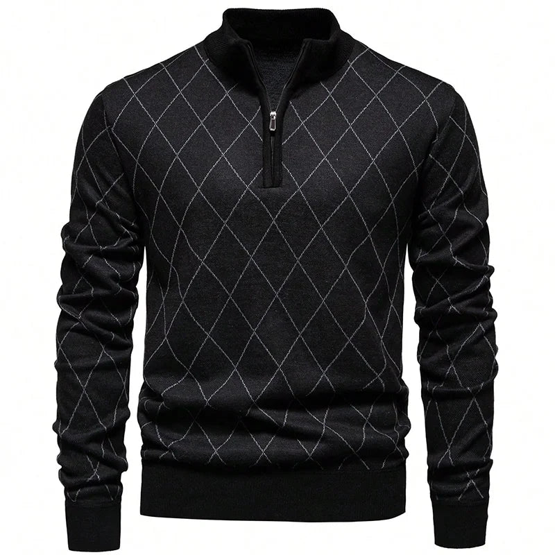 Men’s Sweatshirt Pullover Zip-Up Fleece Casual