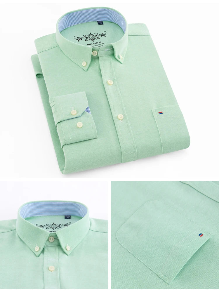 Men’s Shirt Long Sleeve Casual Cotton Comfort Fit