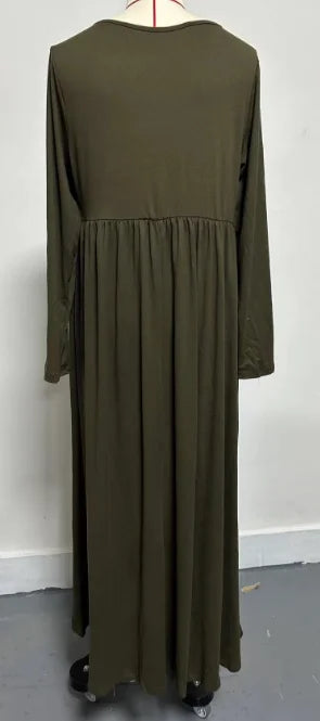 Women’s Dress Long Sleeve Casual Solid Color