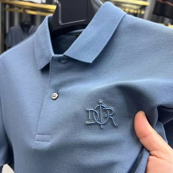 Men’s Polo Shirt Short Sleeve Cotton Business Casual Casual Summer