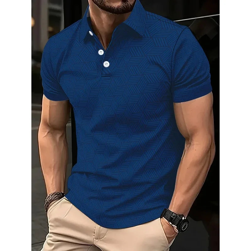 Men’s Polo Shirt Short Sleeve Casual Summer