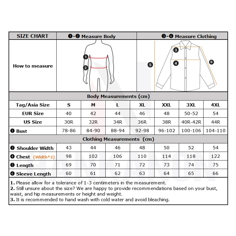 Men’s Shirt Long Sleeve Cotton Casual