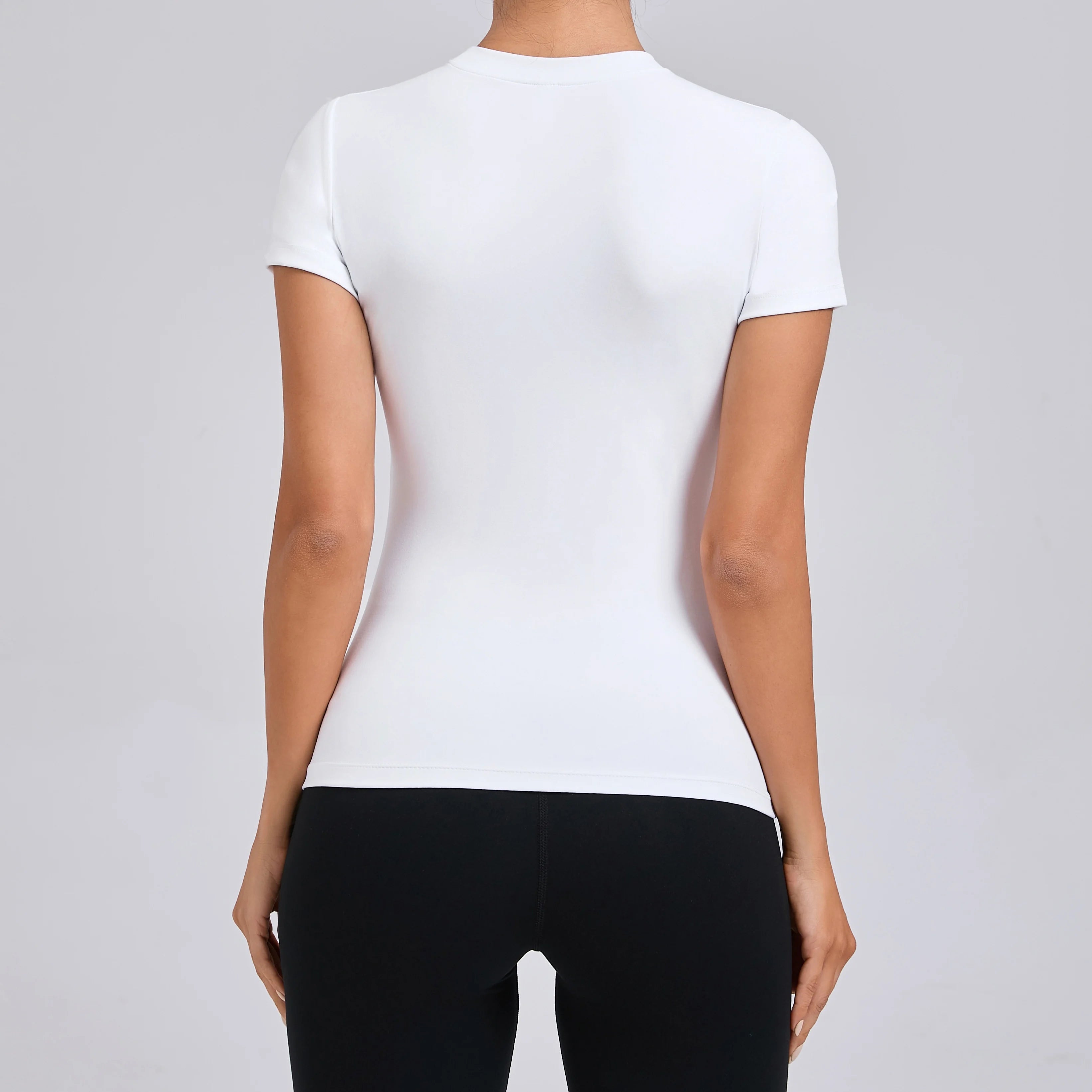 Women’s Gym Top Short Sleeve Moisture Wicking Athletic