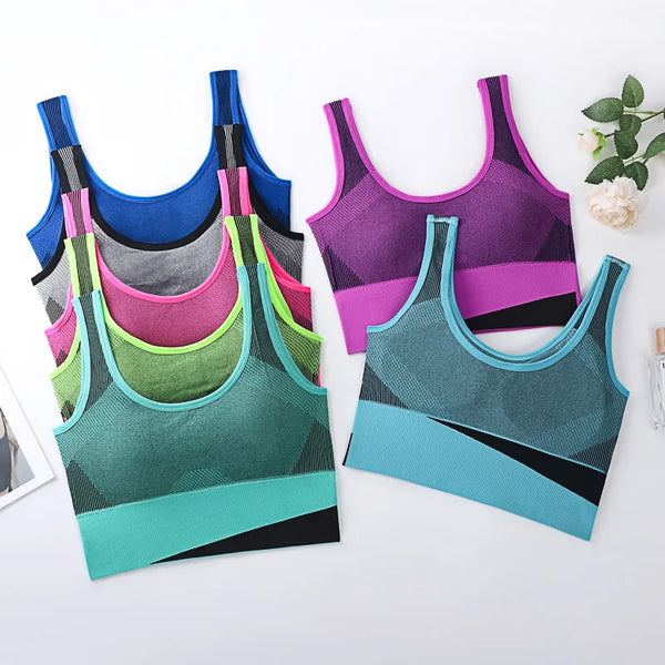 Women’s Sports Bra Push Up Breathable Gym