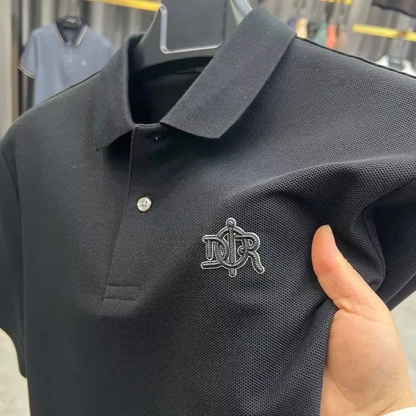 Men’s Polo Shirt Short Sleeve Cotton Business Casual Casual Summer