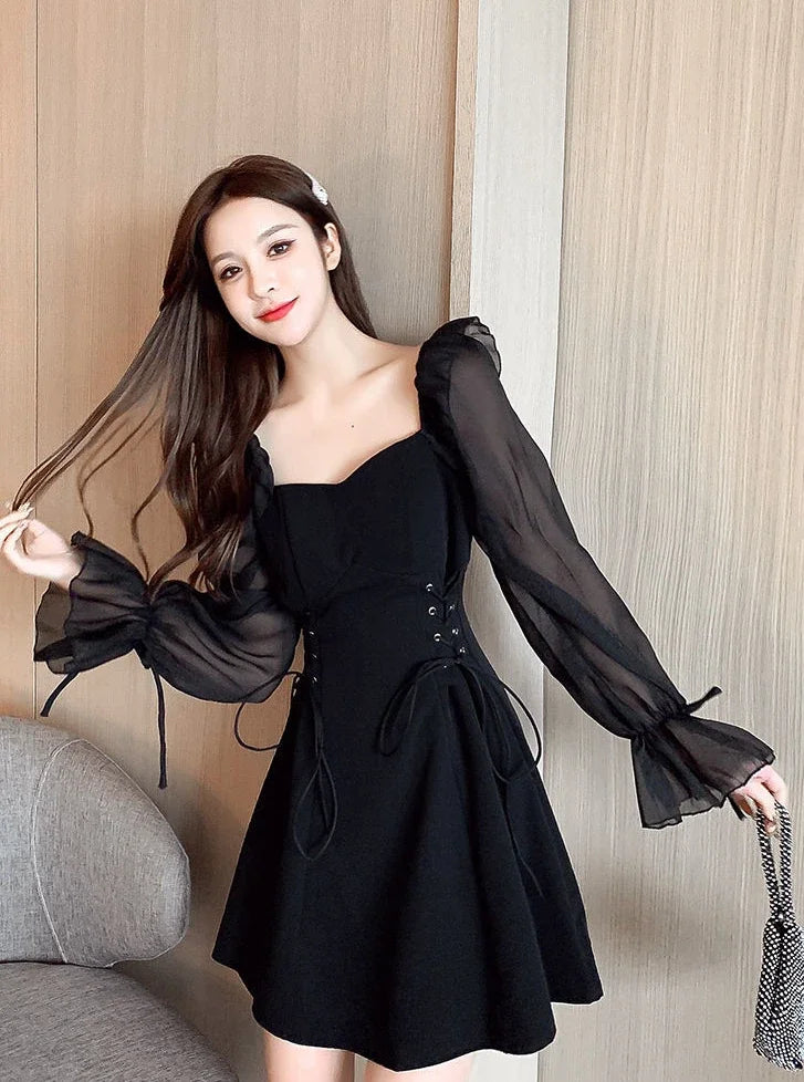 Women’s Dress Chiffon Casual Mini A-Line