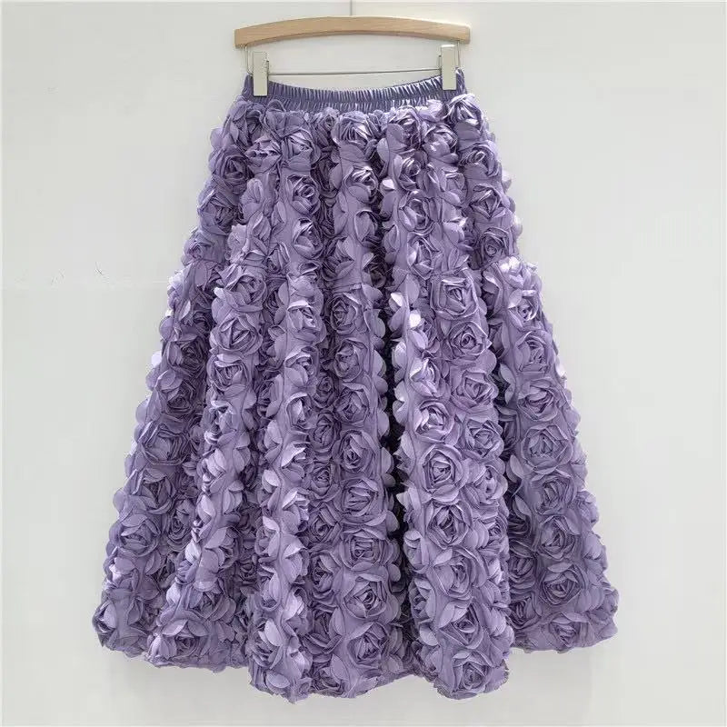 Women’s Skirt High Waist A-Line Summer Casual