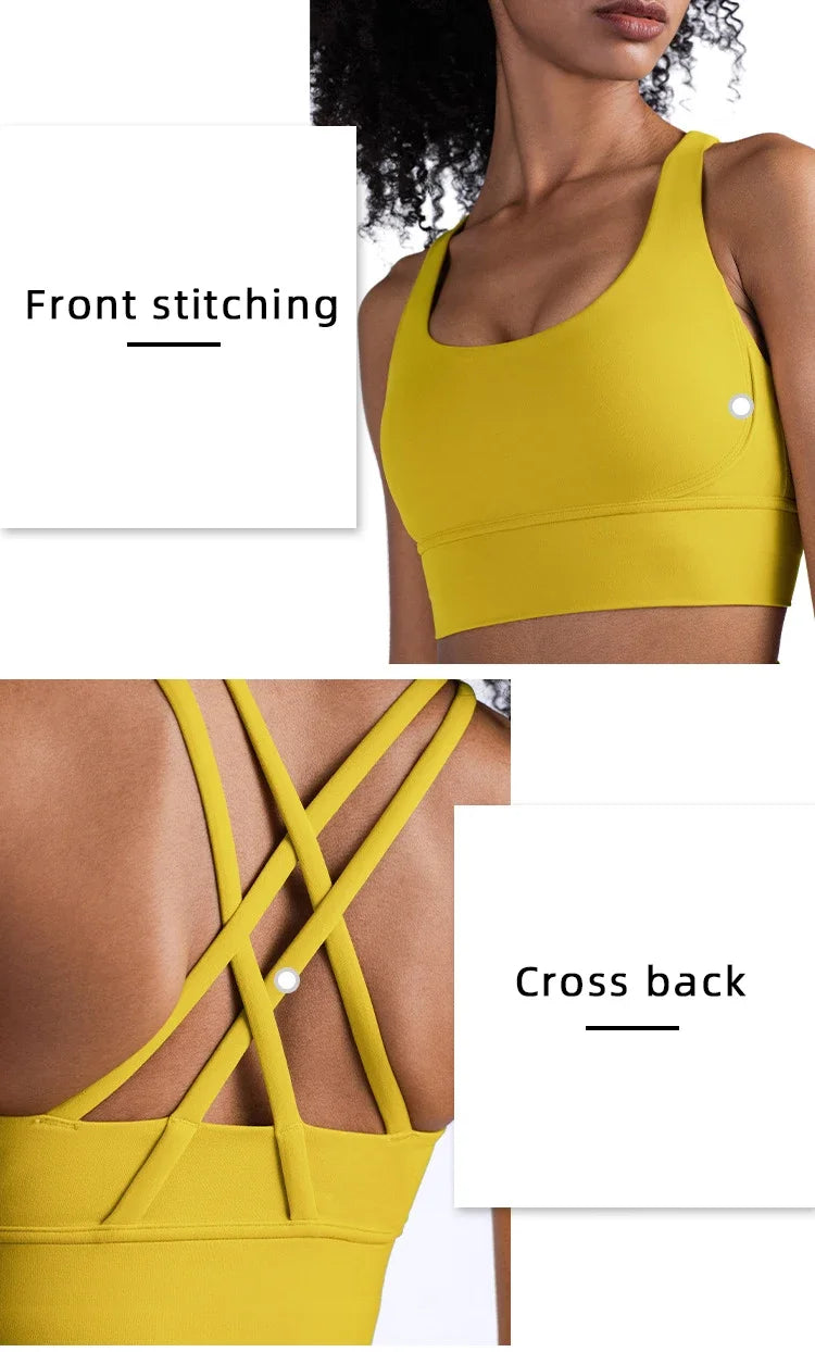 Women’s Sports Bra Breathable Gym Comfort Supportive