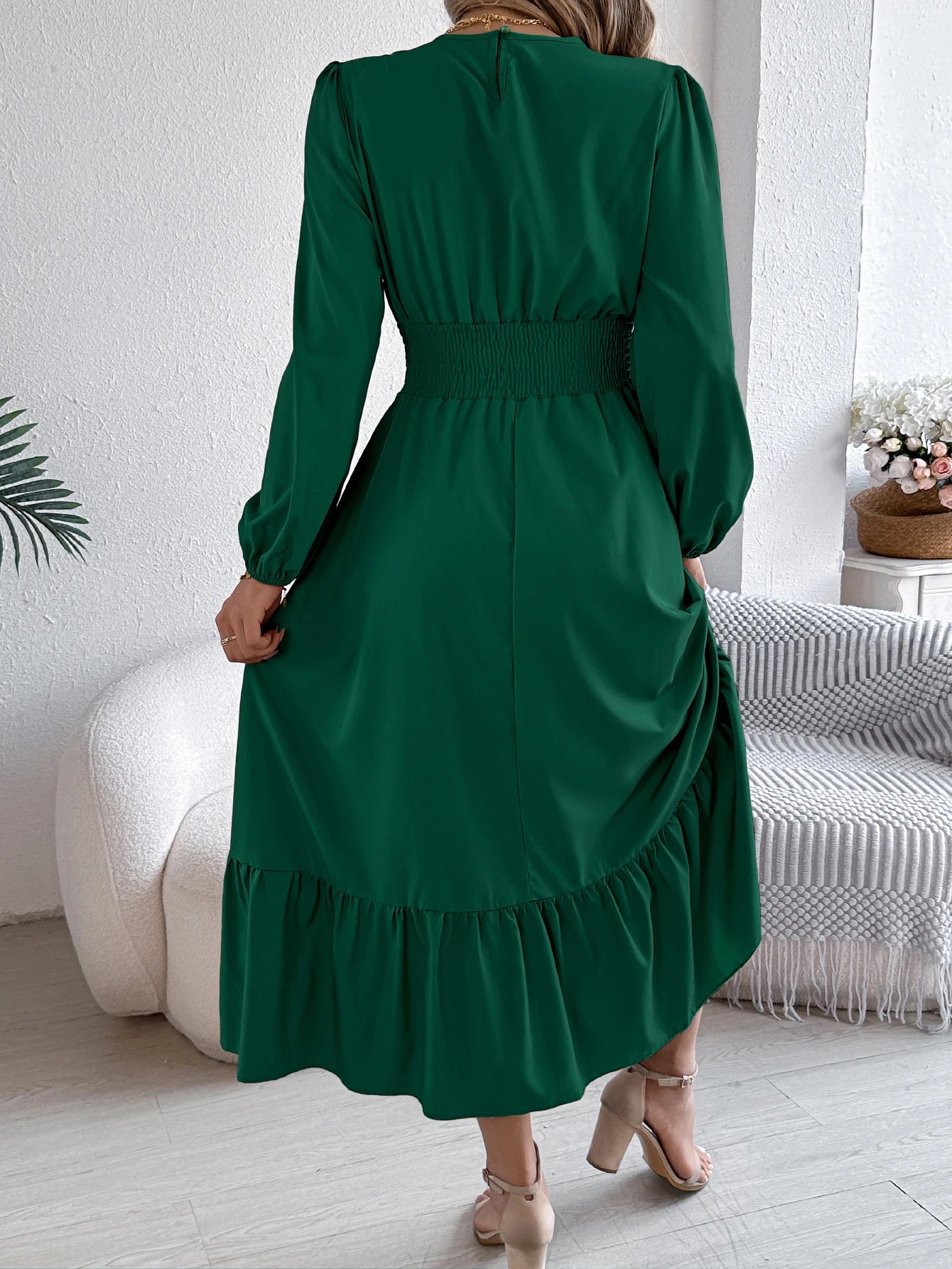 Women’s Dress Long Sleeve Casual Solid Color