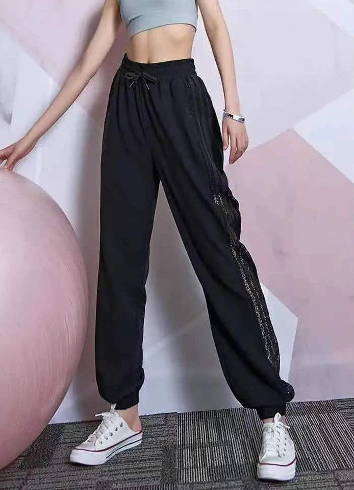 Women’s Joggers Elastic Waist Gym Stretchy Cotton