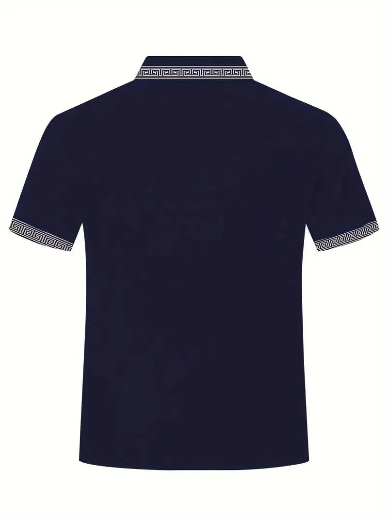Men’s Polo Shirt Casual Summer Breathable Soft Fabric Comfort Fit