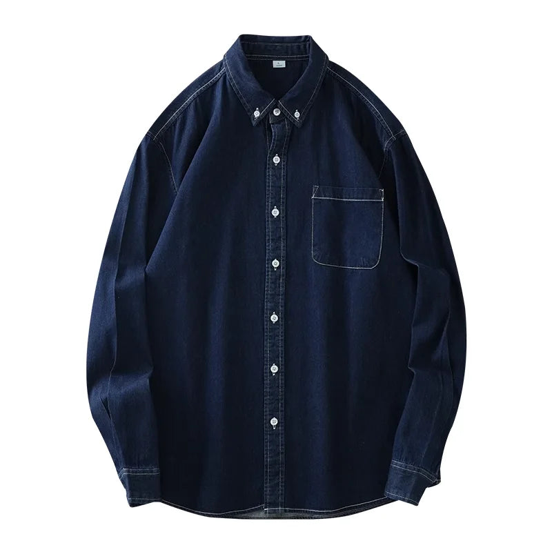 Men’s Shirt Long Sleeve Cotton Casual