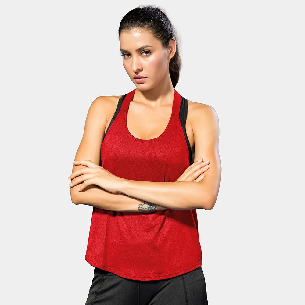 Women’s Gym Top Sleeveless Athletic Breathable Lightweight