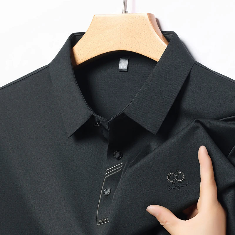 Men’s Polo Shirt Short Sleeve Business Casual Casual Summer