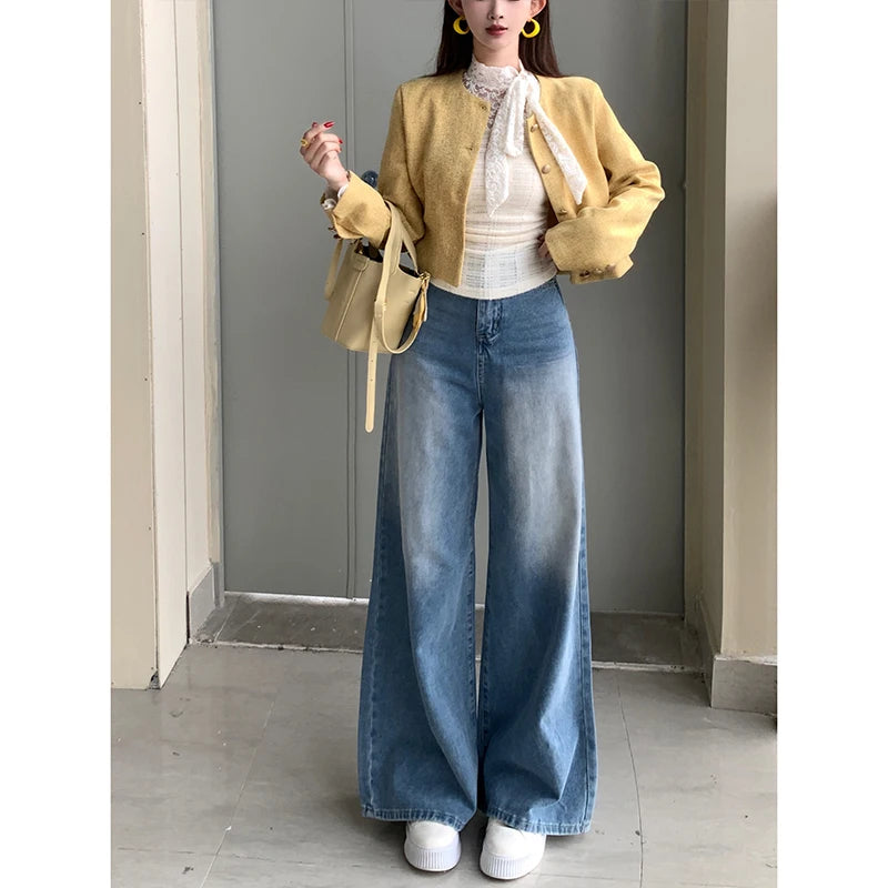 Women’s Jeans High Waist Relaxed Fit Slim Fit Casual