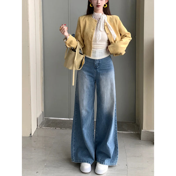 Women’s Jeans High Waist Relaxed Fit Slim Fit Casual