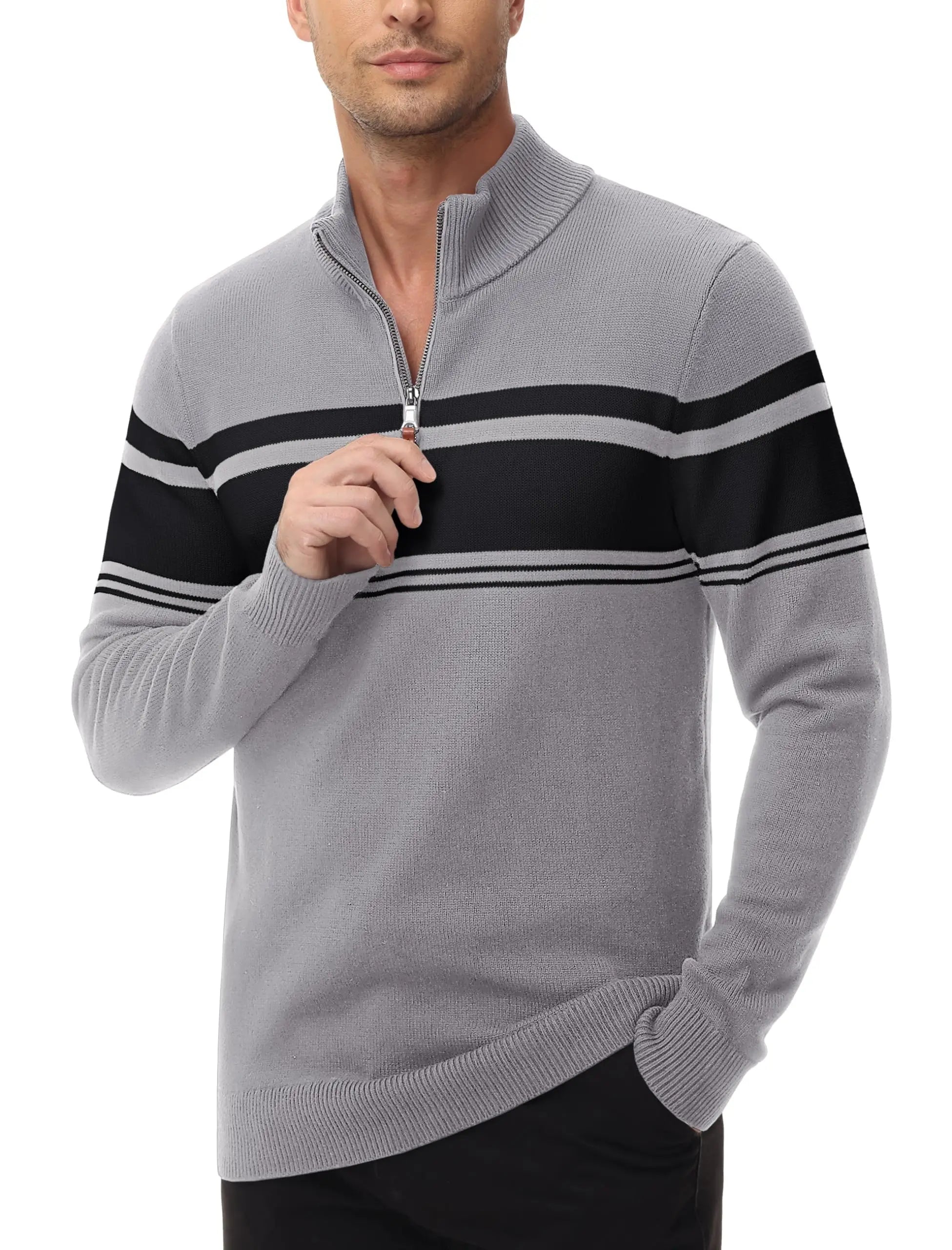 Men’s Sweatshirt Pullover Zip-Up Cotton Warm Autumn Winter