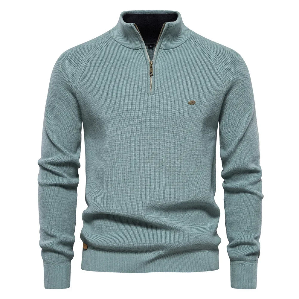 Men’s Sweatshirt Zip-Up Casual Long Sleeve Autumn Winter