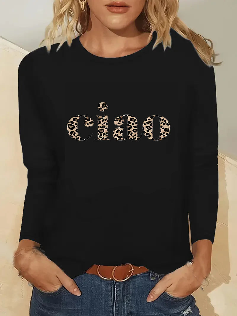 Women’s Sweatshirt Crewneck Casual Graphic Long Sleeve