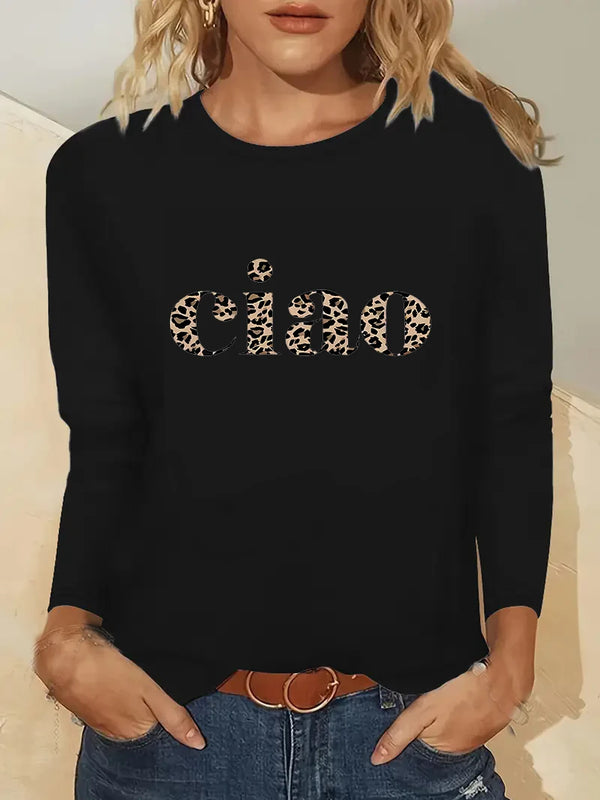 Women’s Sweatshirt Crewneck Casual Graphic Long Sleeve