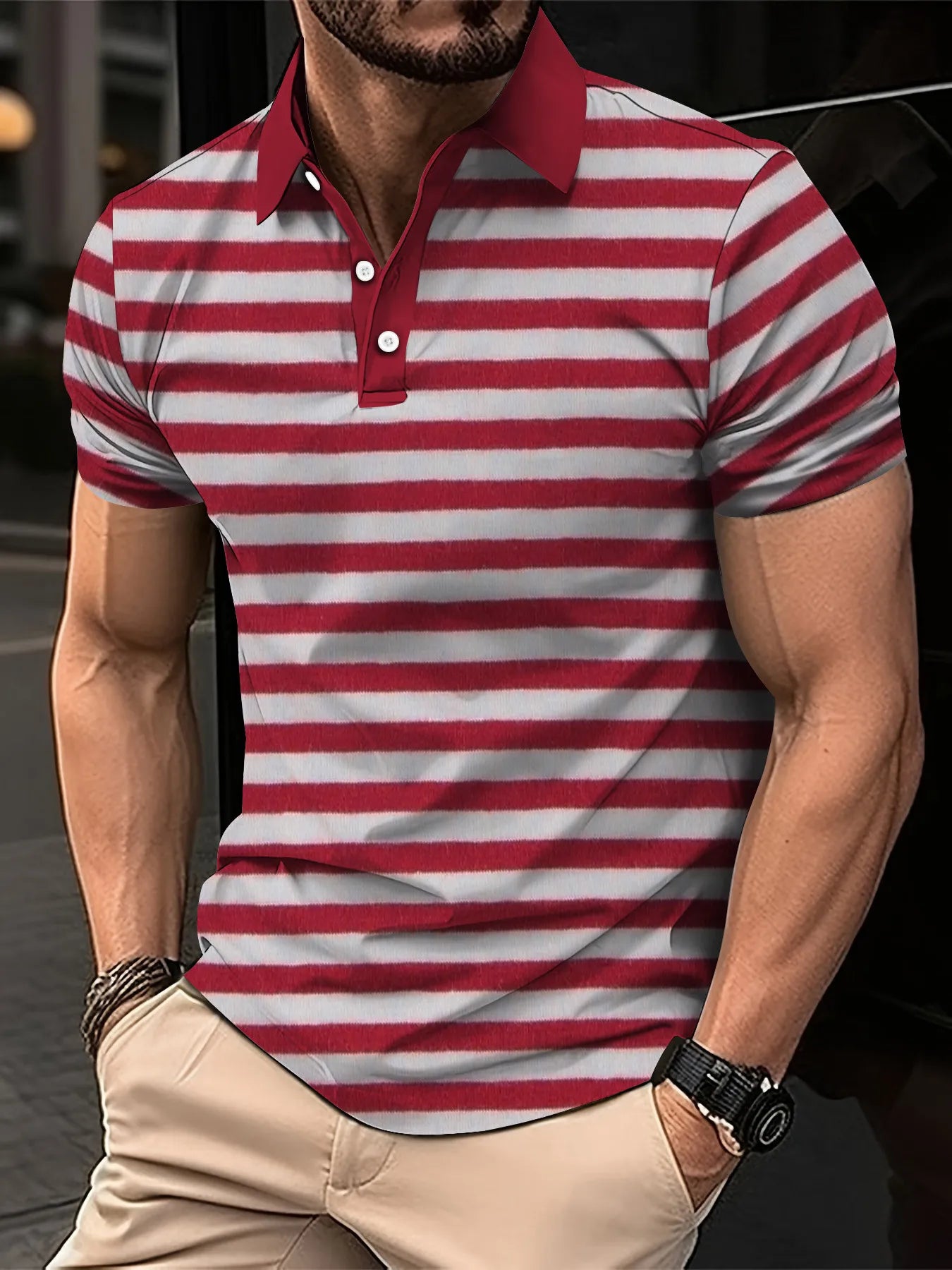 Men’s Polo Shirt Business Casual Casual Summer
