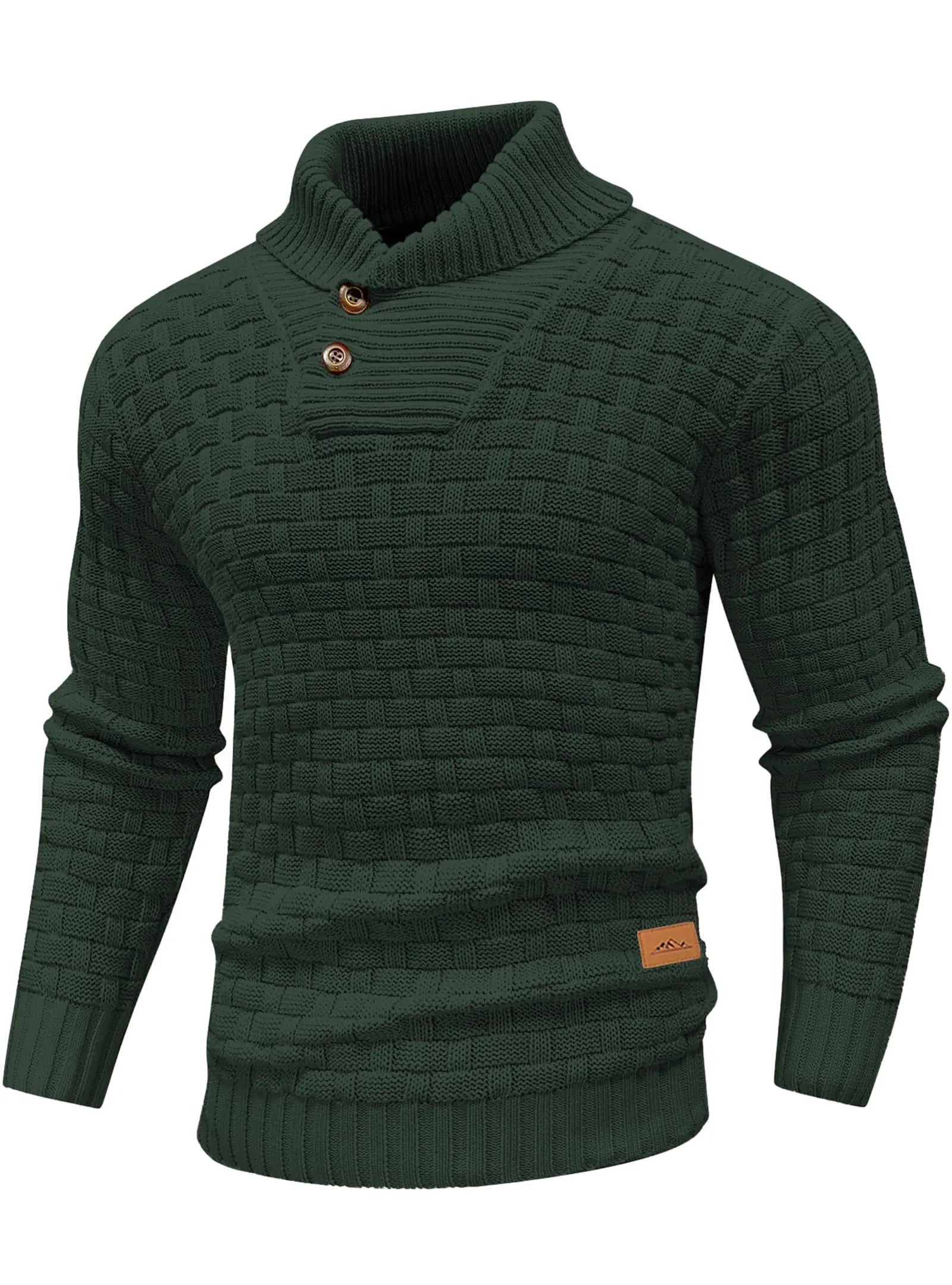 Men’s Sweatshirt Crewneck Pullover Warm Casual Ribbed Long Sleeve