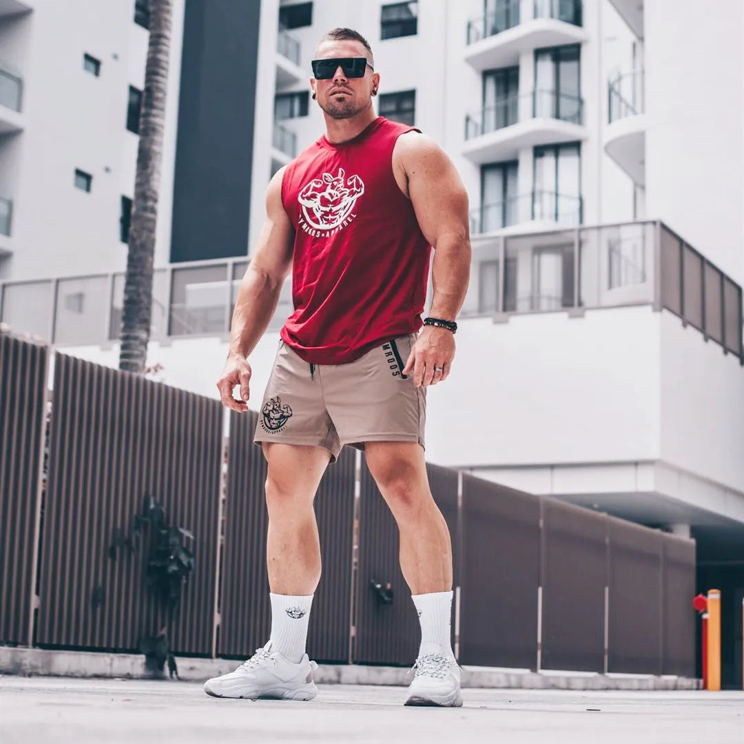 Men’s Shorts Athletic Casual Comfort Fit Cotton