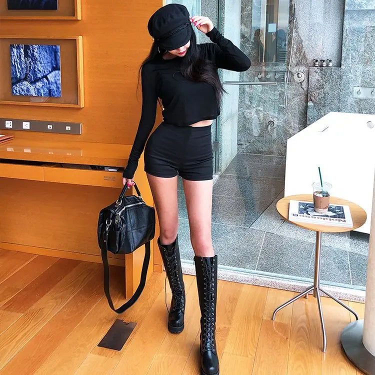 Women’s Shorts High Waist Casual Summer