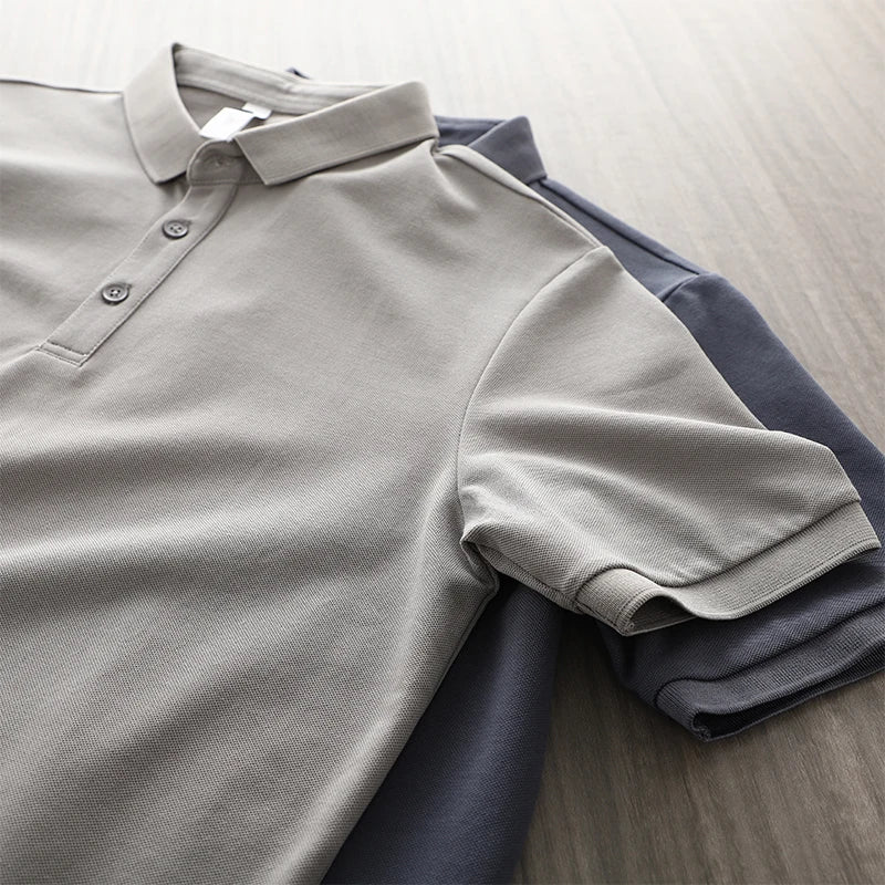 Men’s T-Shirt Short Sleeve Solid Color Summer