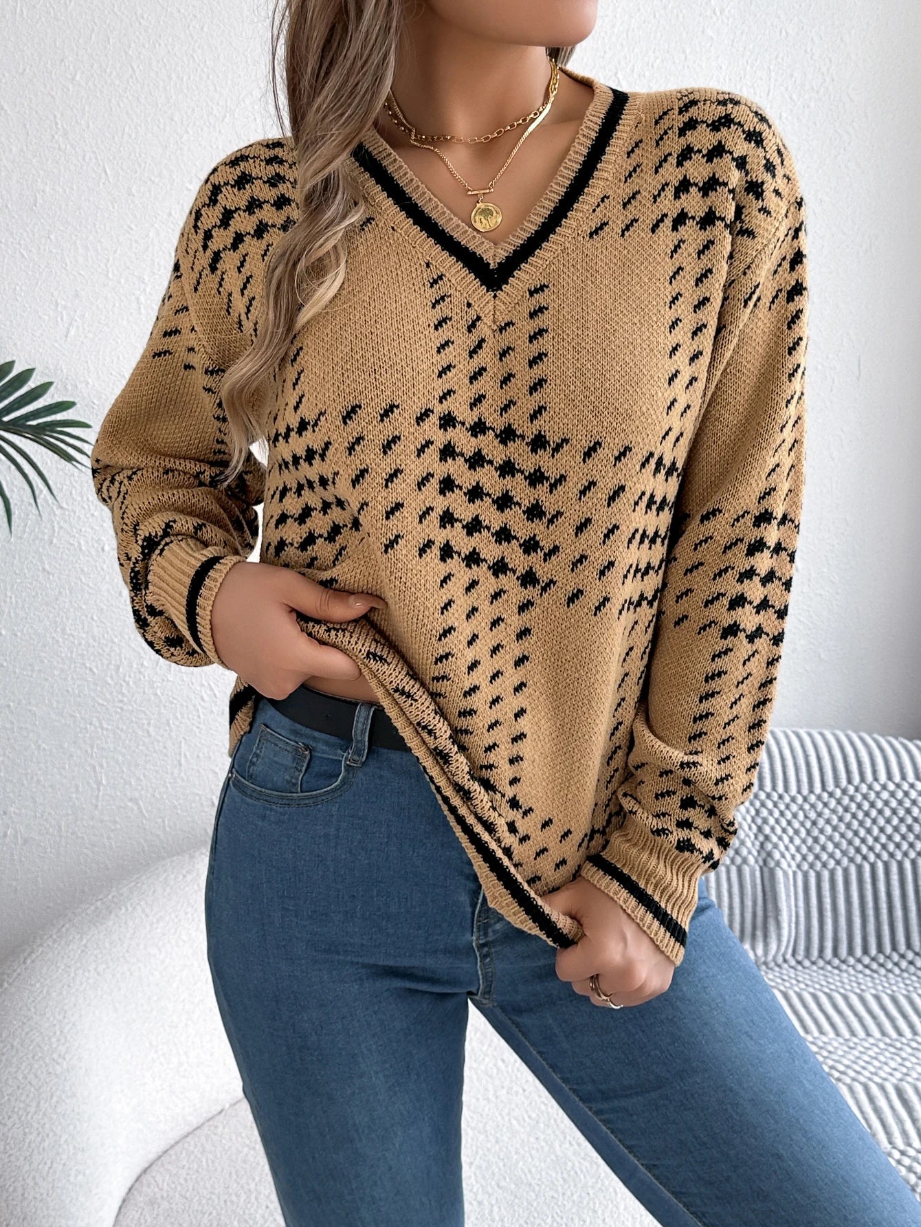 Women’s Top Long Sleeve Casual Stretchy