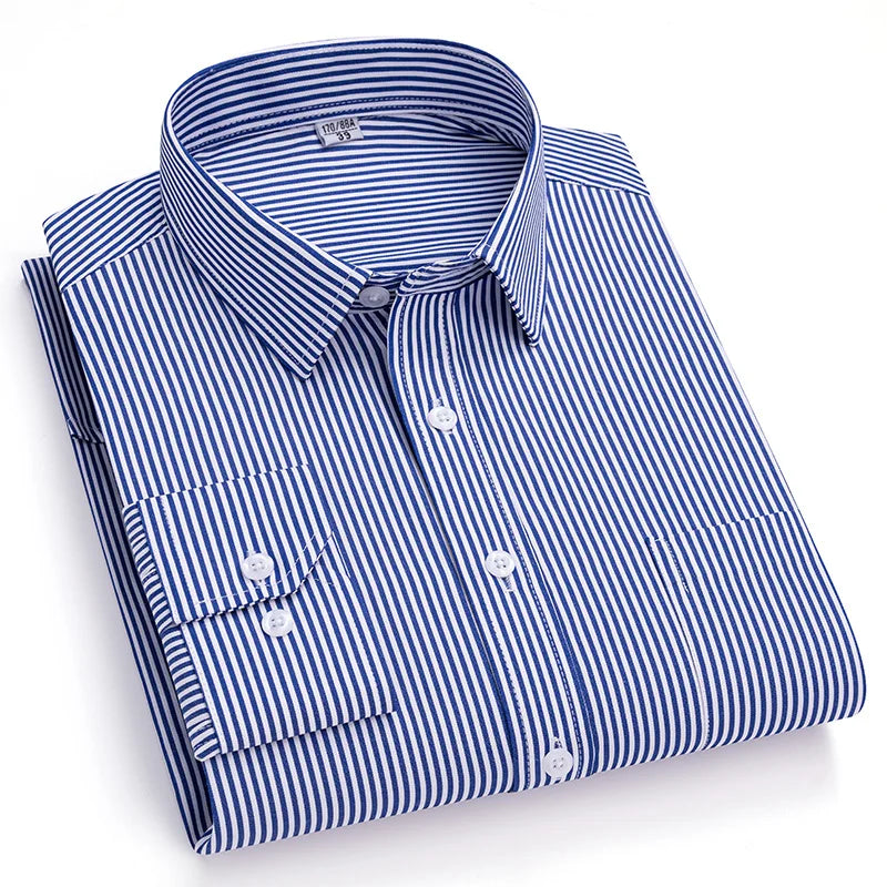 Men’s Shirt Long Sleeve Formal Solid Color