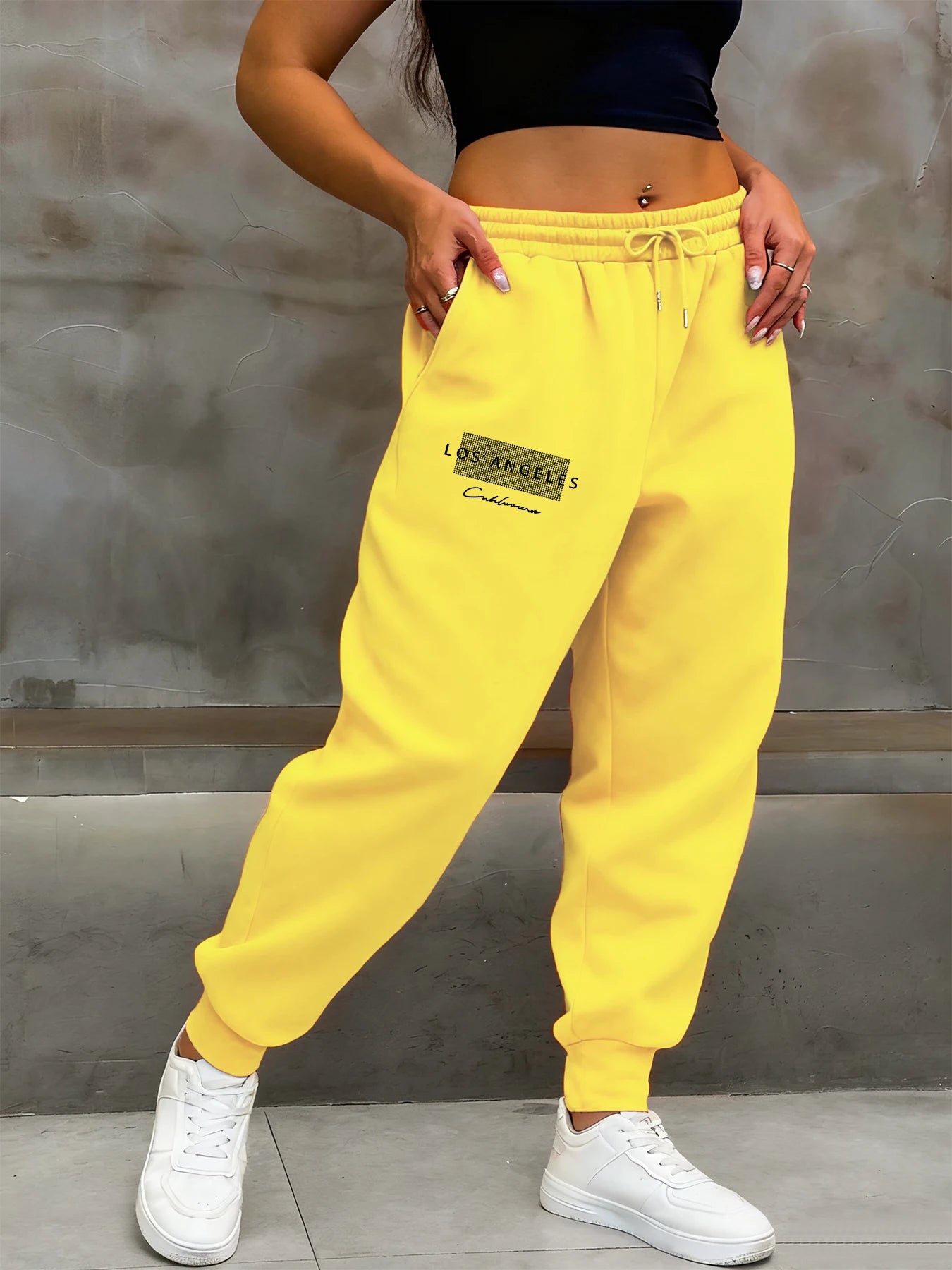 Women’s Leggings Elastic Waist Stretchy Casual Athletic