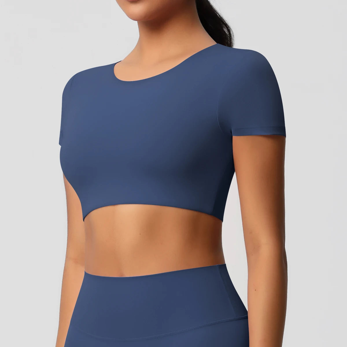 Women’s Gym Top Short Sleeve Breathable Stretchy Athletic