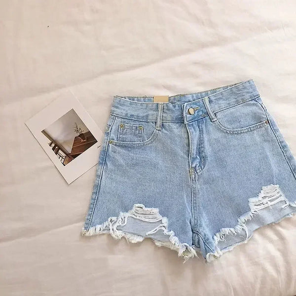 Women’s Shorts High Waist Denim Summer