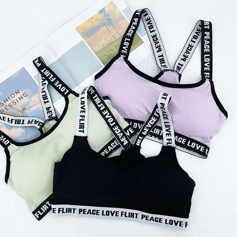 Women’s Sports Bra Push Up Seamless Gym