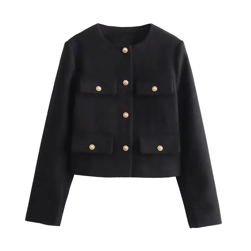 Women’s Jacket Button-Up Casual Lightweight Warm